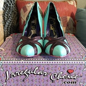 Irregular Choice, Lady W Mint Shoes